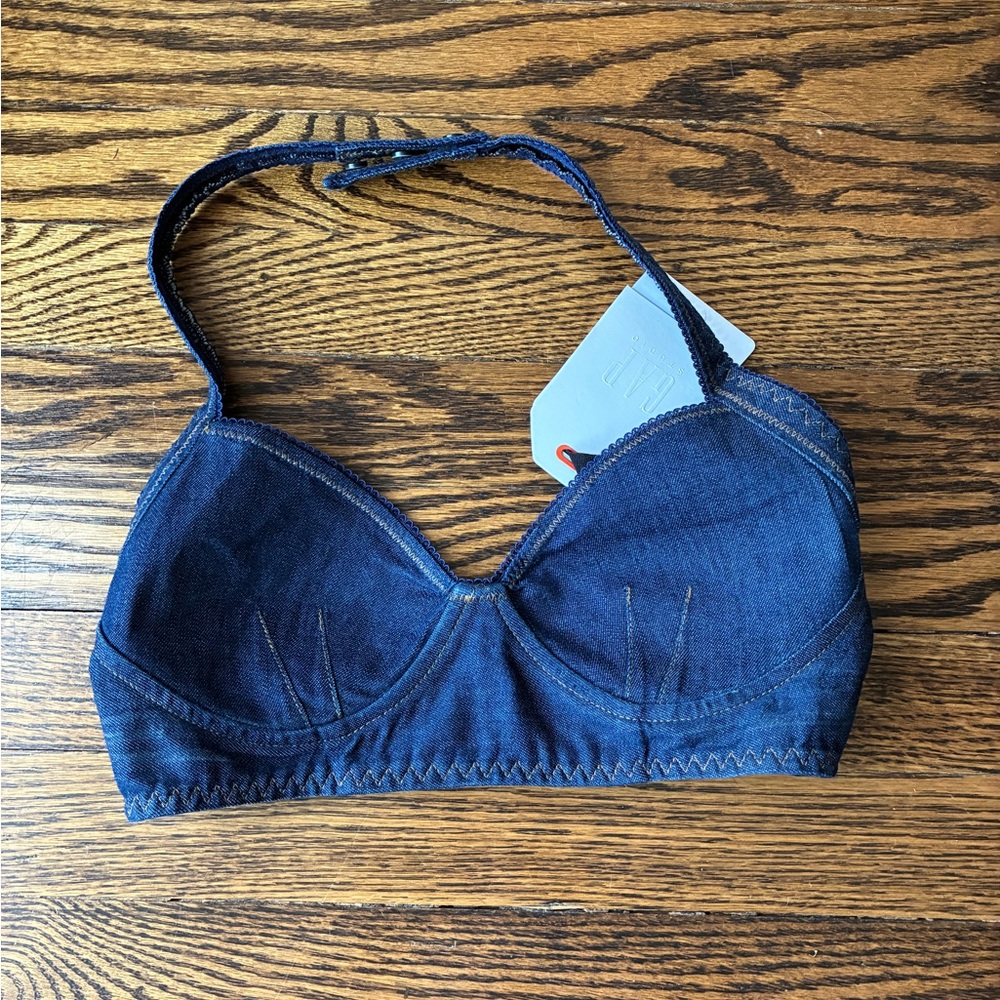 Brand new with tags Gap Studio denim bralette xxs - Picture 9 of 10